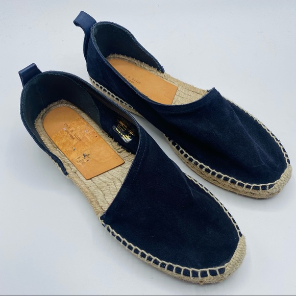 Ray & Bone NWOT Black Leather Espadrilles Sandals - Picture 3 of 8
